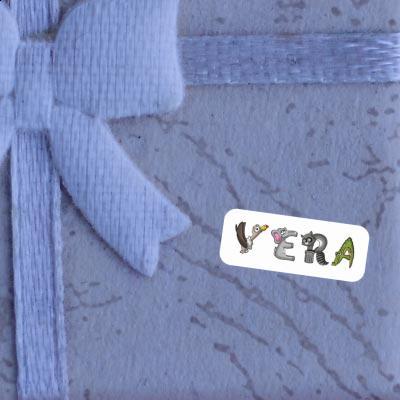 Aufkleber Tierschrift Vera Gift package Image