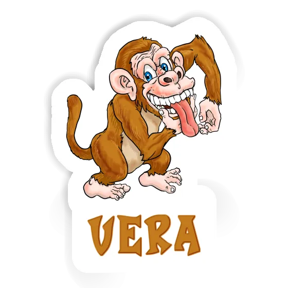 Sticker Affe Vera Gift package Image