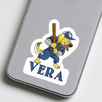 Sticker Vera Baseball-Hund Gift package Image