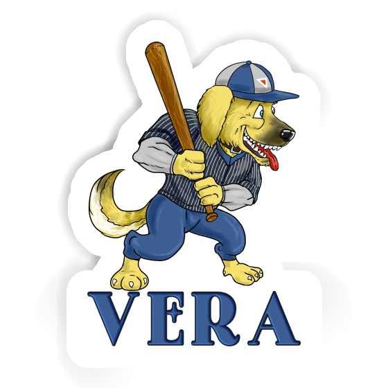 Sticker Vera Baseball-Hund Gift package Image