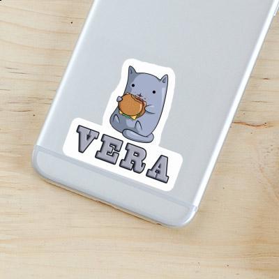 Sticker Vera Hamburger Cat Laptop Image