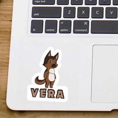 Vera Sticker German Sheperd Laptop Image