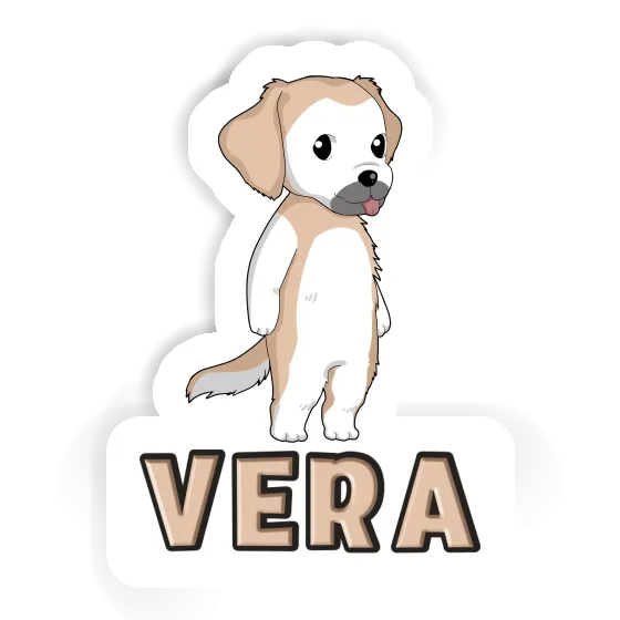 Sticker Golden Retriever Vera Gift package Image