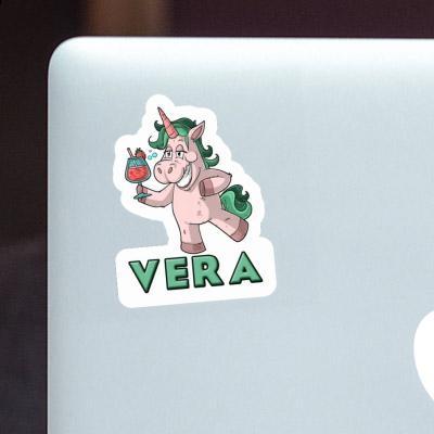 Autocollant Vera Licorne festive Laptop Image