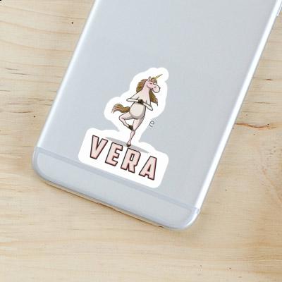 Sticker Yoga Unicorn Vera Notebook Image