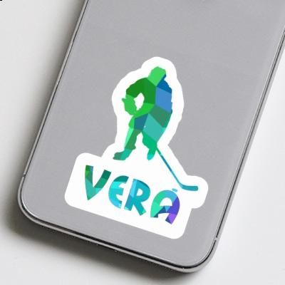 Sticker Hockey Player Vera Laptop Image