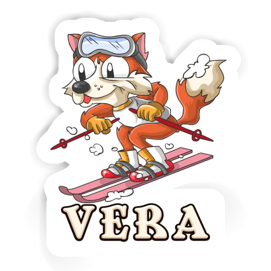 Sticker Skifuchs Vera Notebook Image