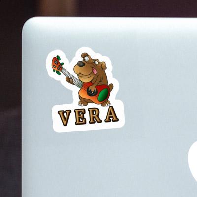 Sticker Vera Guitar Dog Notebook Sticker Vera Guitar Dog Gift package Image