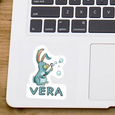 Sticker Vera Soap Bubbles Rabbit Notebook Image