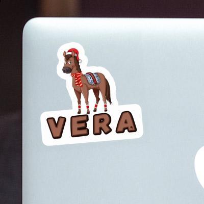 Sticker Christmas Horse Vera Laptop Image