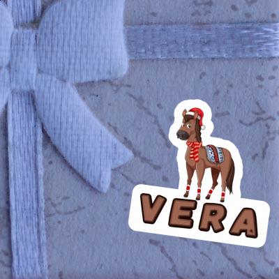 Sticker Christmas Horse Vera Notebook Image