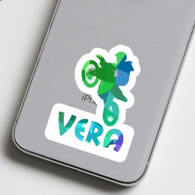 Sticker Motocross Rider Vera Laptop Image