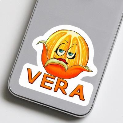 Vera Autocollant Orange Laptop Image