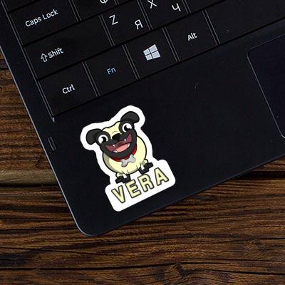 Vera Sticker Pug Notebook Image