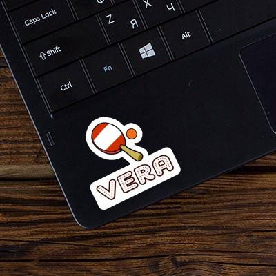 Vera Sticker Table Tennis Paddle Laptop Image