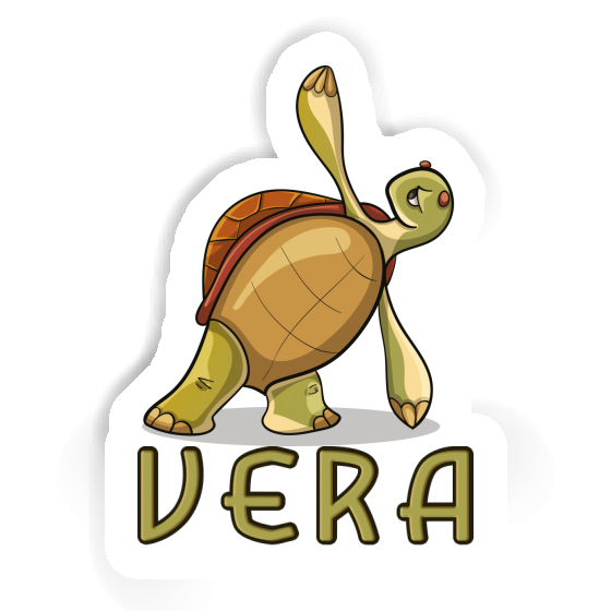 Sticker Vera Yoga Turtle Laptop Image