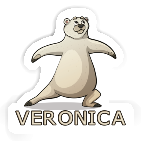 Aufkleber Veronica Yoga-Bär Image