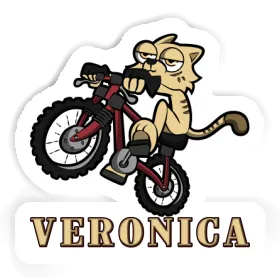 Veronica Autocollant Chat à vélo Image