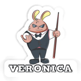 Veronica Sticker Billardspieler Image