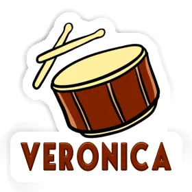 Trommel Sticker Veronica Image