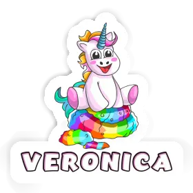 Aufkleber Baby Einhorn Veronica Image