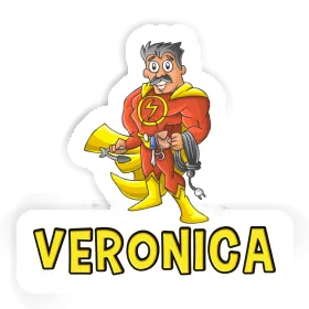 Elektriker Aufkleber Veronica Image