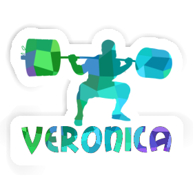 Veronica Aufkleber Gewichtheber Image