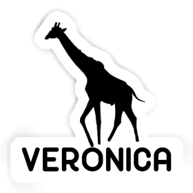 Giraffe Aufkleber Veronica Image