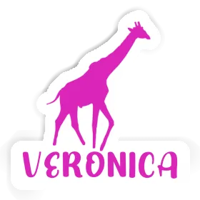 Veronica Aufkleber Giraffe Image
