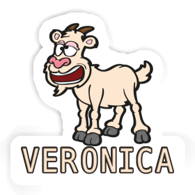 Veronica Aufkleber Ziege Image