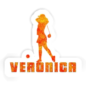 Veronica Sticker Golferin Image