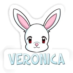 Hase Aufkleber Veronica Image