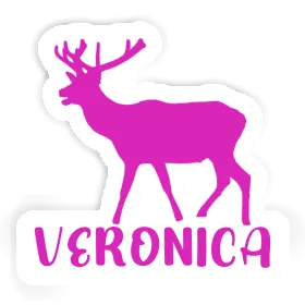 Hirsch Aufkleber Veronica Image