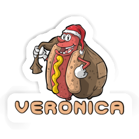 Veronica Autocollant Hot-Dog Image