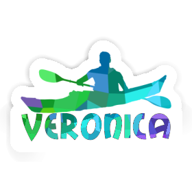 Kajakfahrer Aufkleber Veronica Image