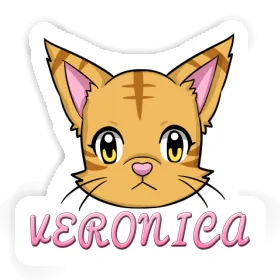 Veronica Autocollant Chat Image