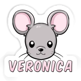 Autocollant Veronica Tête de souris Image
