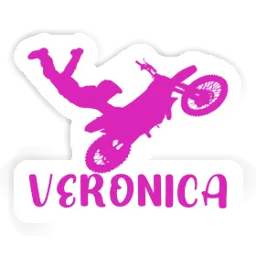 Motocross-Fahrer Sticker Veronica Image