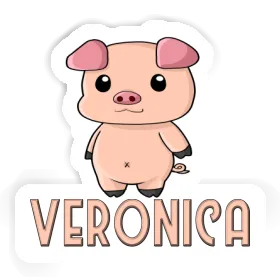Schweinchen Sticker Veronica Image