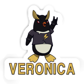 Sticker Rocking Penguin Veronica Image