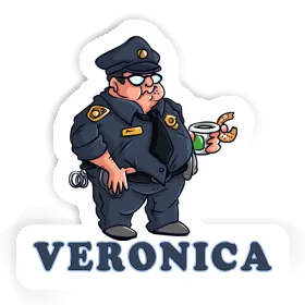 Sticker Veronica Police Officer Image