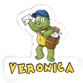 Veronica Autocollant Postier Image