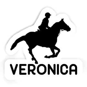 Autocollant Cavalière Veronica Image