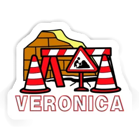 Aufkleber Veronica Straßenbaustelle Image