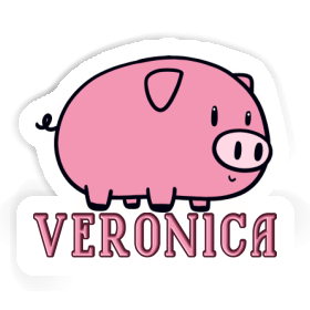 Sticker Schwein Veronica Image