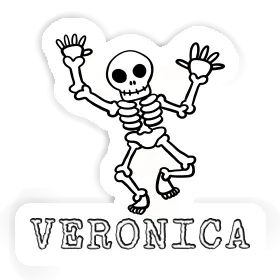 Aufkleber Skelett Veronica Image