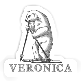 Sticker Skifahrer Veronica Image