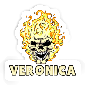 Totenkopf Aufkleber Veronica Image