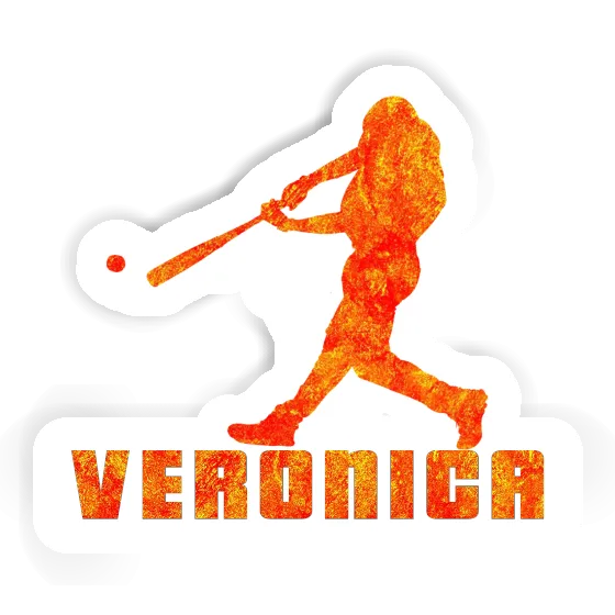 Sticker Veronica Baseballspieler Notebook Sticker Veronica Baseballspieler Gift package Image