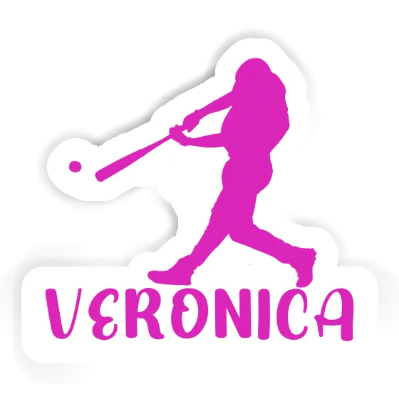 Sticker Baseballspieler Veronica Laptop Sticker Baseballspieler Veronica Laptop Image